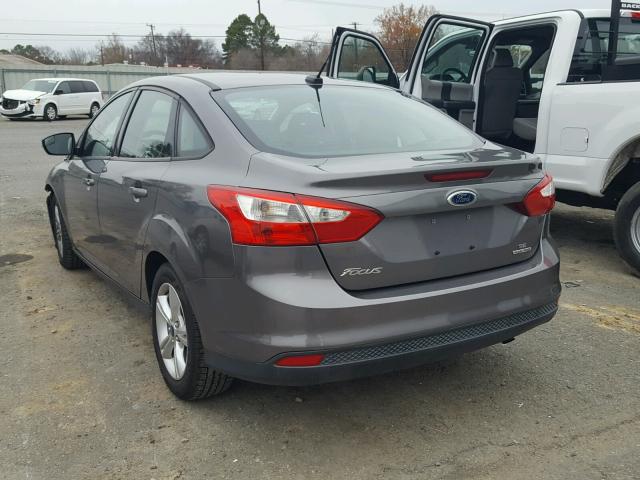 1FADP3F23DL376449 - 2013 FORD FOCUS SE CHARCOAL photo 3