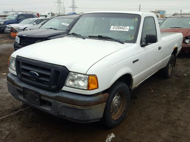 1FTYR10E54PA55048 - 2004 FORD RANGER WHITE photo 2