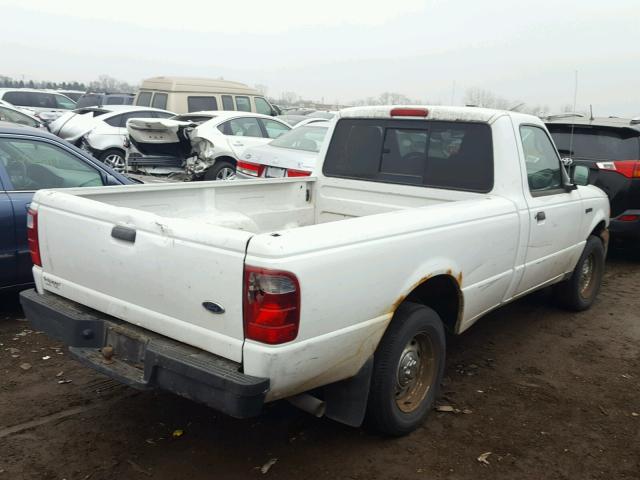 1FTYR10E54PA55048 - 2004 FORD RANGER WHITE photo 4