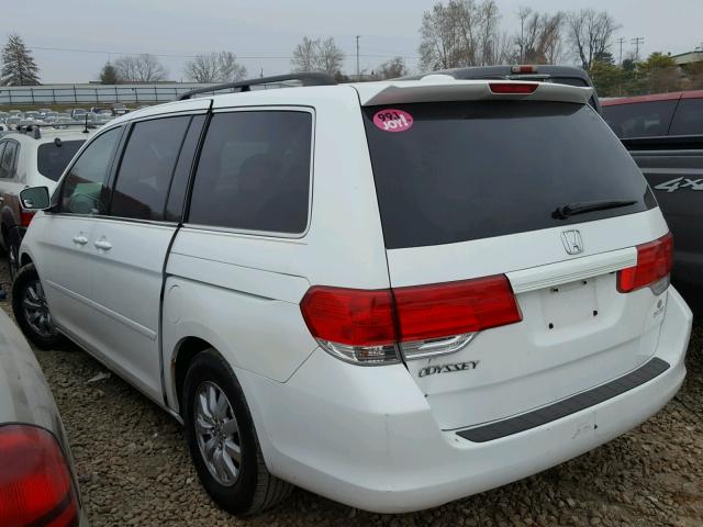 5FNRL38729B005040 - 2009 HONDA ODYSSEY EX WHITE photo 3