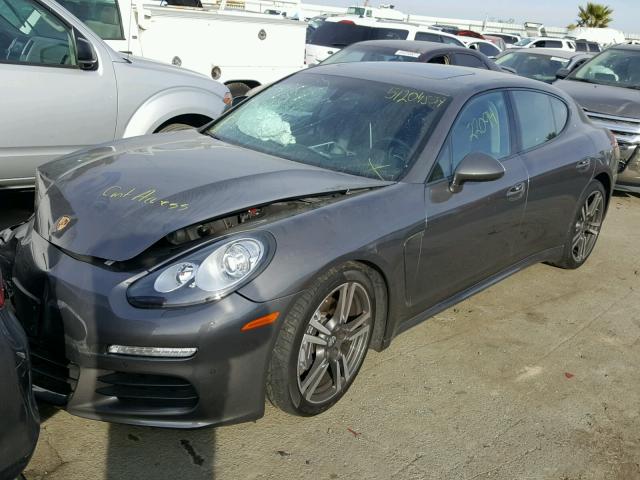 WP0AA2A75EL015379 - 2014 PORSCHE PANAMERA 2 GRAY photo 2