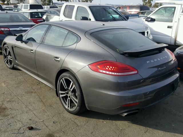 WP0AA2A75EL015379 - 2014 PORSCHE PANAMERA 2 GRAY photo 3