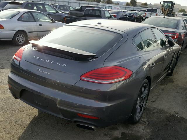 WP0AA2A75EL015379 - 2014 PORSCHE PANAMERA 2 GRAY photo 4