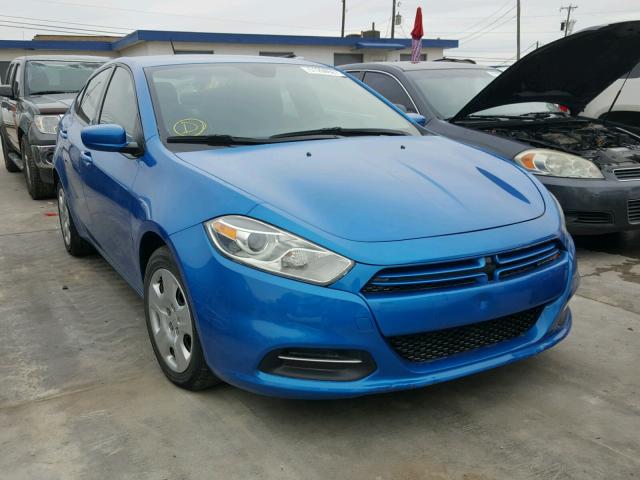 1C3CDFAA9FD415058 - 2015 DODGE DART SE BLUE photo 1