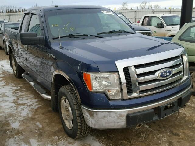 1FTFX1EV5AFA00946 - 2010 FORD F150 SUPER BLUE photo 1