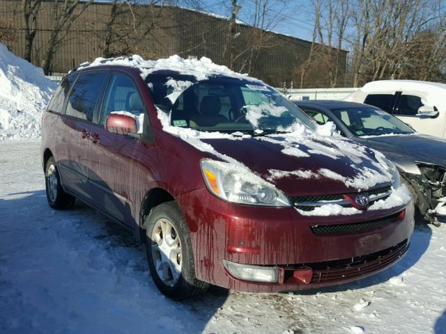 5TDBA22C54S027934 - 2004 TOYOTA SIENNA XLE BURGUNDY photo 1