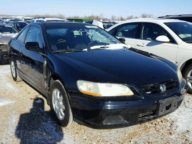 1HGCG32002A025292 - 2002 HONDA ACCORD SE BLACK photo 1