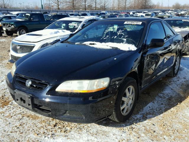 1HGCG32002A025292 - 2002 HONDA ACCORD SE BLACK photo 2