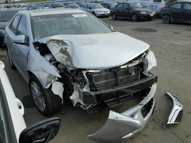 4T1BD1FK8DU075583 - 2013 TOYOTA CAMRY HYBR SILVER photo 1