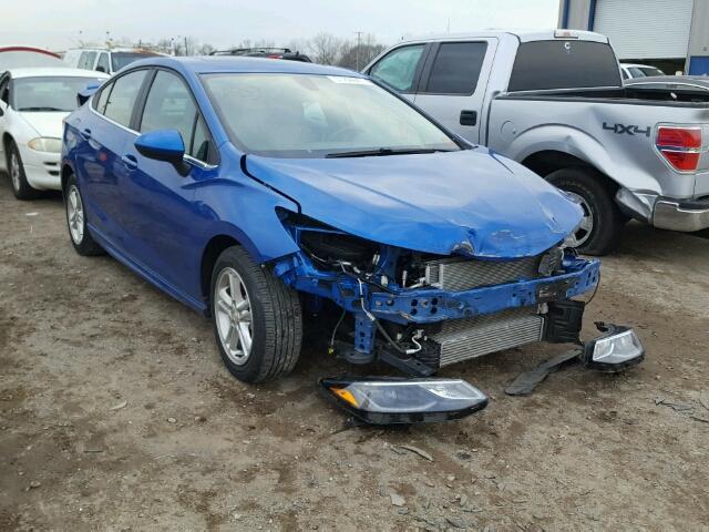 1G1BE5SM1G7248940 - 2016 CHEVROLET CRUZE LT BLUE photo 1