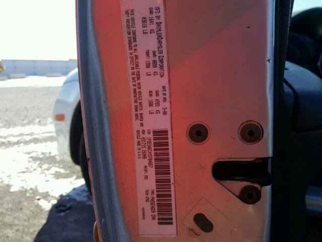 1P3ES46CXYD784667 - 2000 PLYMOUTH NEON BASE 灰色 照片 10