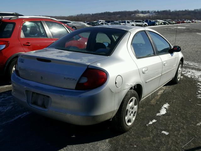 1P3ES46CXYD784667 - 2000 PLYMOUTH NEON BASE 灰色 照片 4