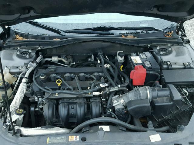 3FAHP0HA8BR223455 - 2011 FORD FUSION SE GRAY photo 7