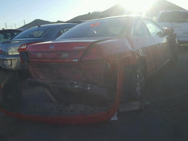 1HGCG22561A028993 - 2001 HONDA ACCORD EX RED photo 4