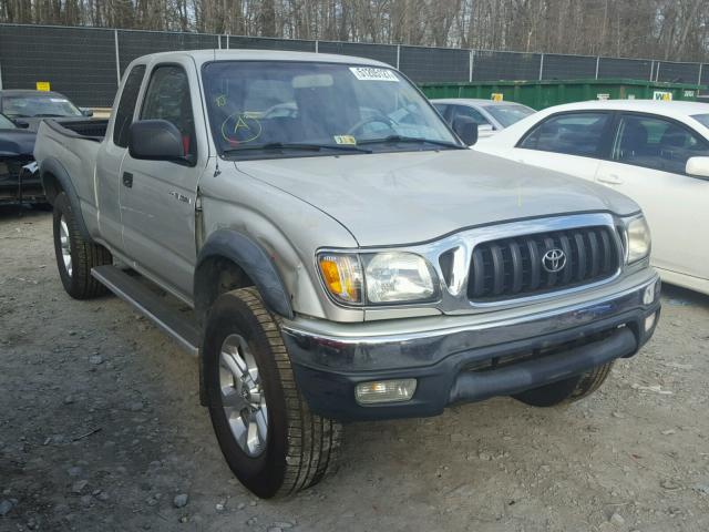 5TEWM72N72Z074809 - 2002 TOYOTA TACOMA XTR SILVER photo 1