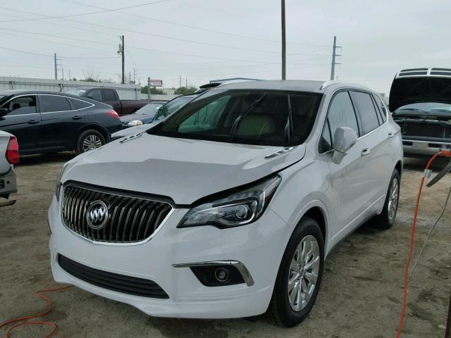 LRBFXBSA3HD180147 - 2017 BUICK ENVISION E WHITE photo 2