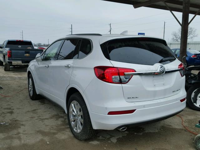 LRBFXBSA3HD180147 - 2017 BUICK ENVISION E WHITE photo 3