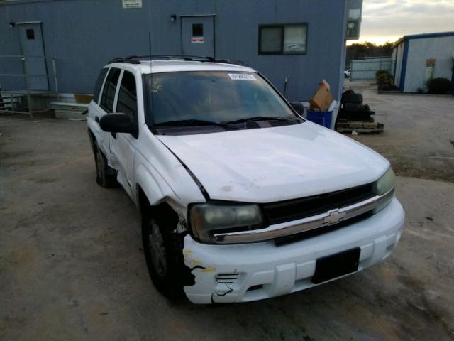 1GNDS13S622475634 - 2002 CHEVROLET TRAILBLAZE WHITE photo 1