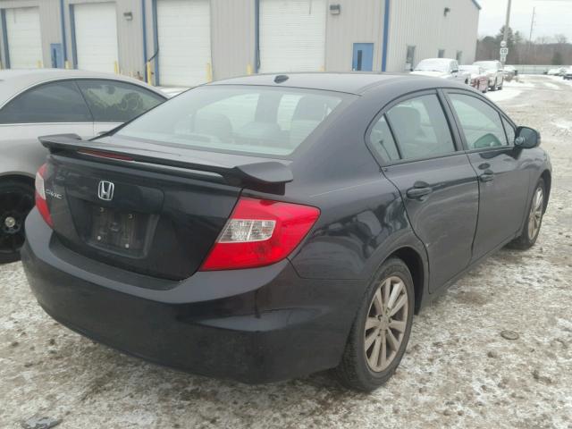 2HGFB2F91CH577224 - 2012 HONDA CIVIC EXL BLACK photo 4