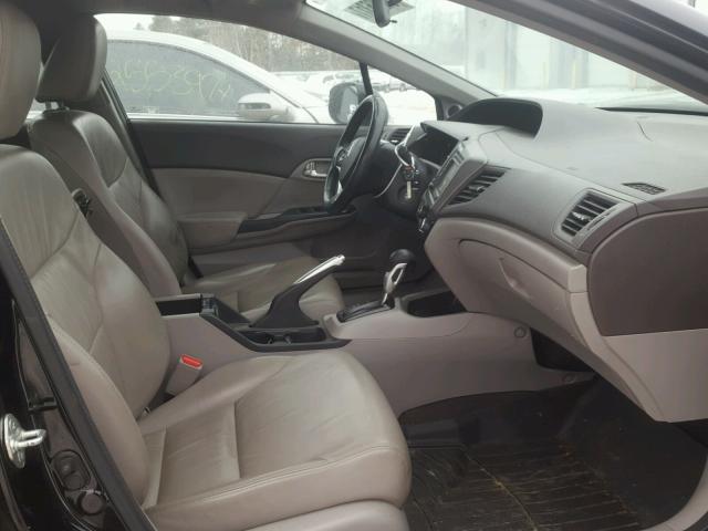 2HGFB2F91CH577224 - 2012 HONDA CIVIC EXL 黑色 照片 5