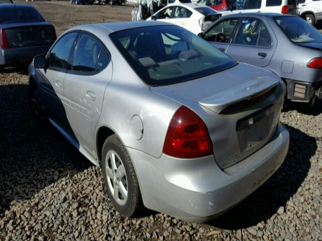 2G2WP522251164786 - 2005 PONTIAC GRAND PRIX SILVER photo 3