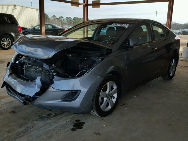 5NPDH4AEXDH346271 - 2013 HYUNDAI ELANTRA GL GRAY photo 2