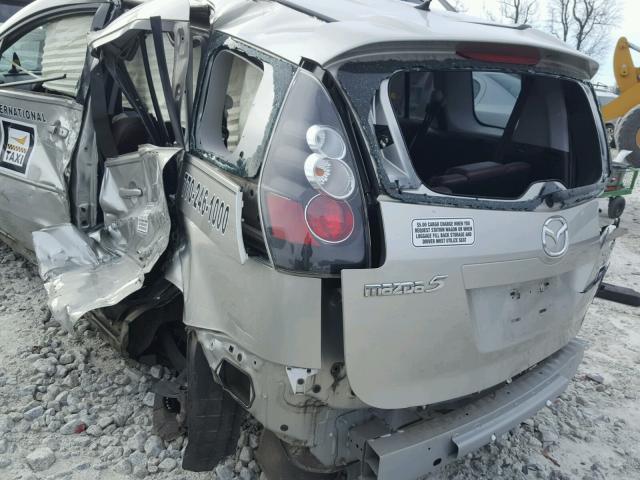 JM1CR293970141994 - 2007 MAZDA 5 SILVER photo 10