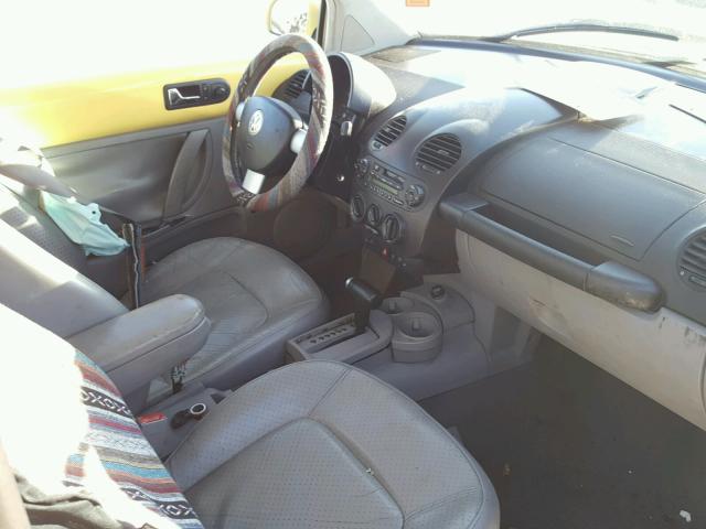 3VWCK21C13M408579 - 2003 VOLKSWAGEN NEW BEETLE 黄色 照片 5