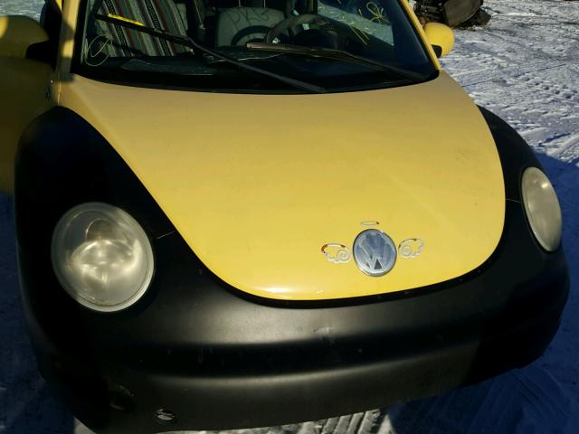 3VWCK21C13M408579 - 2003 VOLKSWAGEN NEW BEETLE YELLOW photo 7