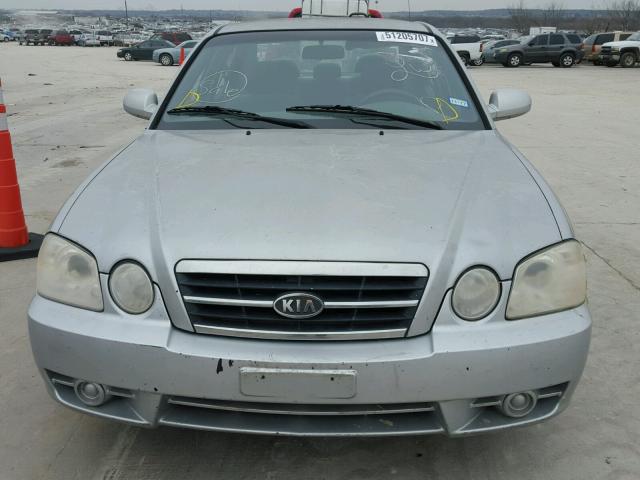 KNAGD126X65468658 - 2006 KIA OPTIMA LX SILVER photo 9