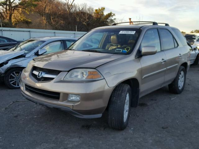 2HNYD189X4H513817 - 2004 ACURA MDX TOURIN TAN photo 2