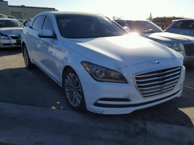 KMHGN4JE0FU057667 - 2015 HYUNDAI GENESIS 3. WHITE photo 1