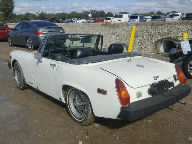 GAN6UJ210513G - 1978 MG MGB WHITE photo 3