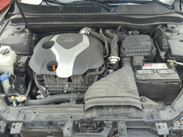 5XXGR4A61DG136933 - 2013 KIA OPTIMA SX SILVER photo 7