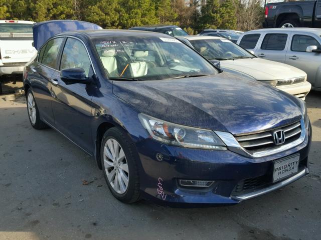 1HGCR2F76DA094843 - 2013 HONDA ACCORD EX BLUE photo 1