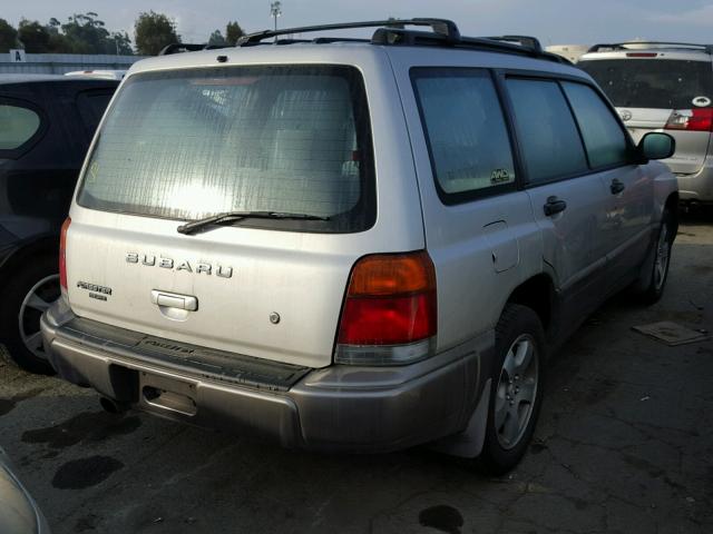 JF1SF6554XH727576 - 1999 SUBARU FORESTER S SILVER photo 4