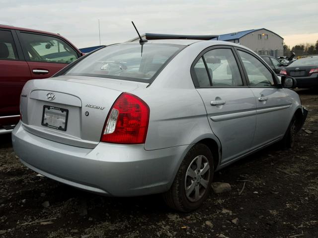 KMHCN4AC4BU611896 - 2011 HYUNDAI ACCENT GLS SILVER photo 4