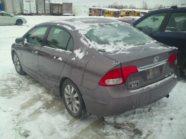 2HGFA16909H511379 - 2009 HONDA CIVIC EXL 棕色 照片 3