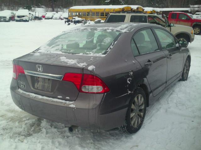 2HGFA16909H511379 - 2009 HONDA CIVIC EXL BROWN photo 4