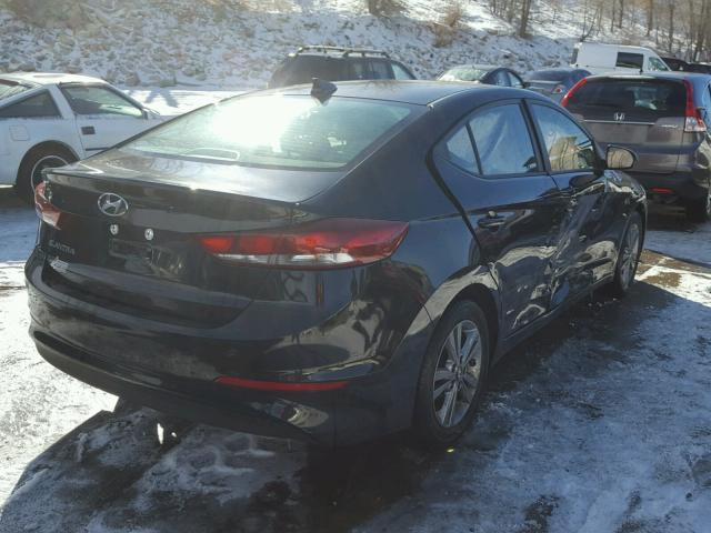 KMHD84LF9HU062353 - 2017 HYUNDAI ELANTRA SE BLACK photo 4