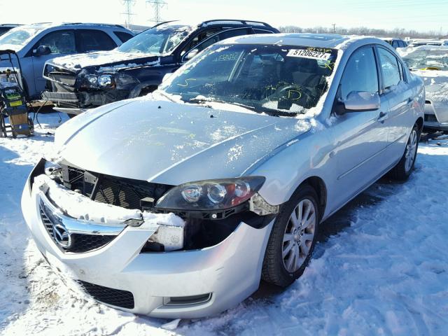 JM1BK32F971604611 - 2007 MAZDA 3 I SILVER photo 2