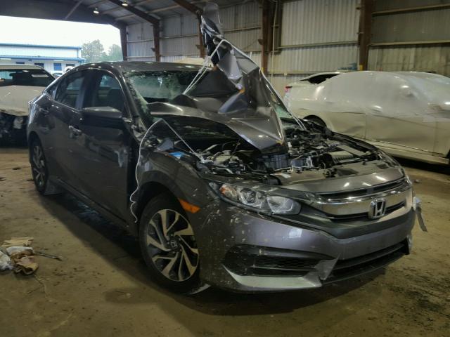 19XFC2F77HE070728 - 2017 HONDA CIVIC EX ნაცრისფერი ფოტო 1