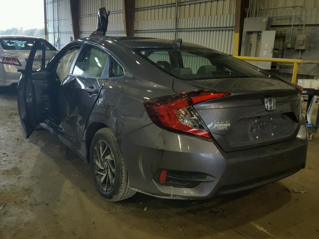 19XFC2F77HE070728 - 2017 HONDA CIVIC EX GRAY photo 3