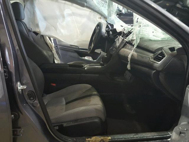 19XFC2F77HE070728 - 2017 HONDA CIVIC EX ნაცრისფერი ფოტო 5