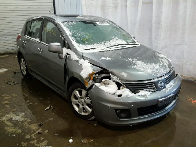 3N1BC13E38L454242 - 2008 NISSAN VERSA S GRAY photo 1