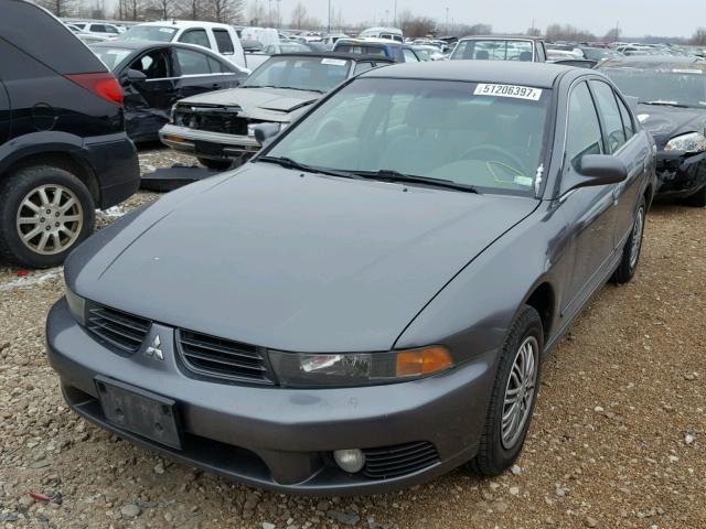 4A3AA46GX3E210171 - 2003 MITSUBISHI GALANT ES GRAY photo 2