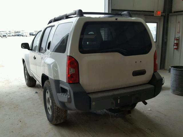 5N1AN08W85C656849 - 2005 NISSAN XTERRA OFF WHITE photo 3