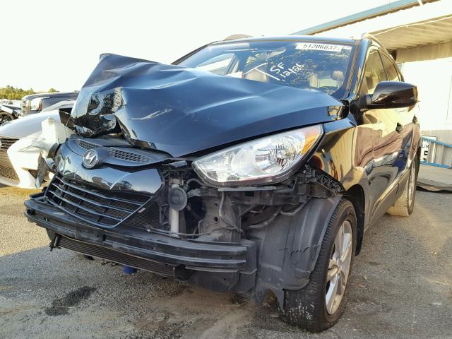 KM8JU3AC4BU151546 - 2011 HYUNDAI TUCSON GLS BLACK photo 2