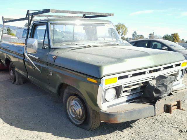 F25YRC59696 - 1975 FORD F-250 GREEN photo 1