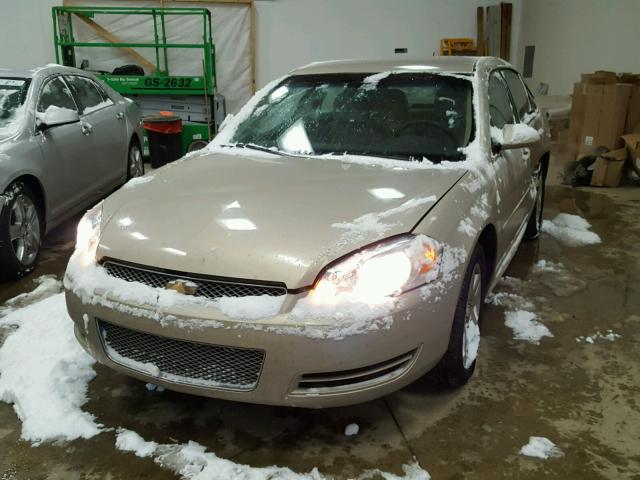 2G1WG5E39C1229297 - 2012 CHEVROLET IMPALA LT GOLD photo 2